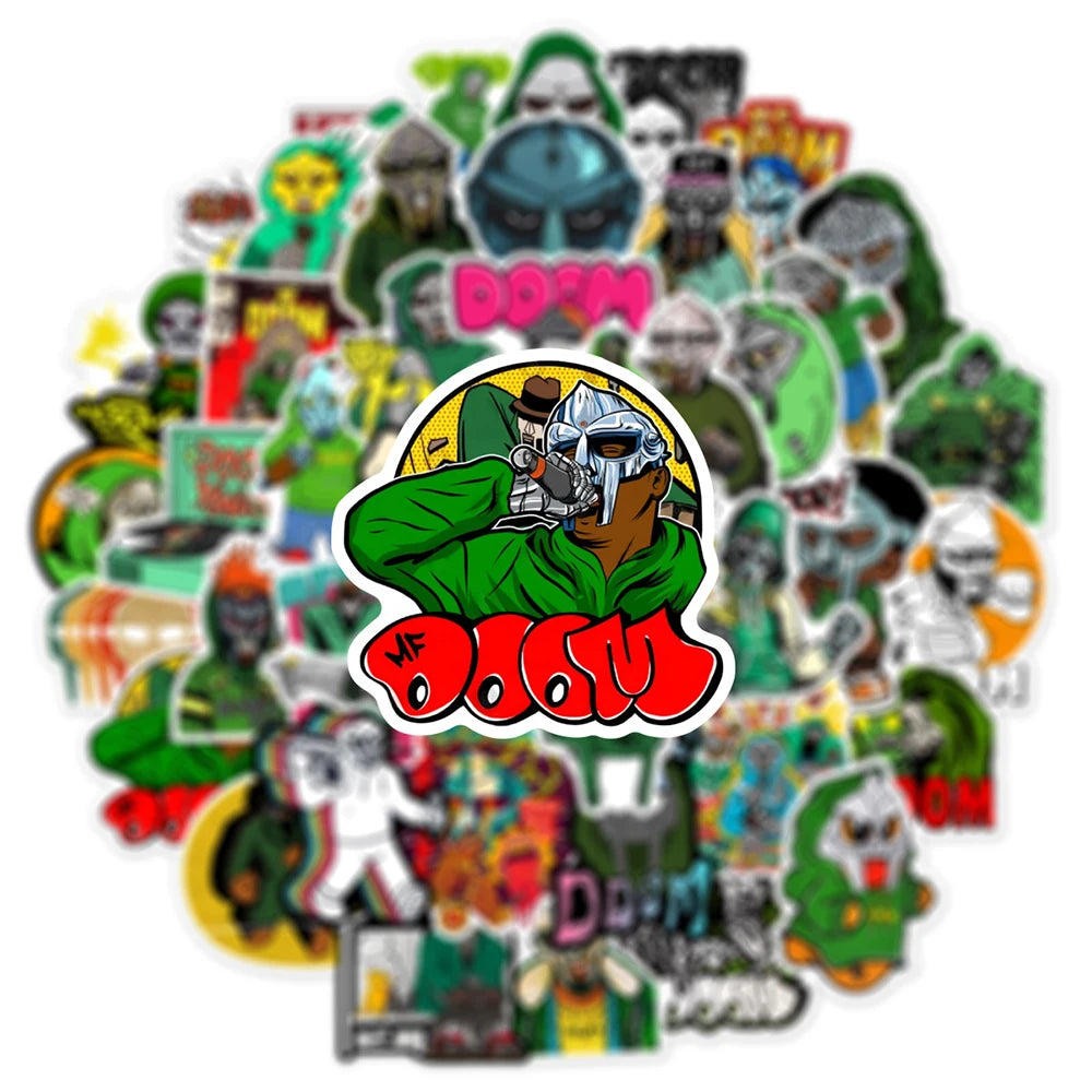 Hip Hop Rapper Mf Doom Stickers