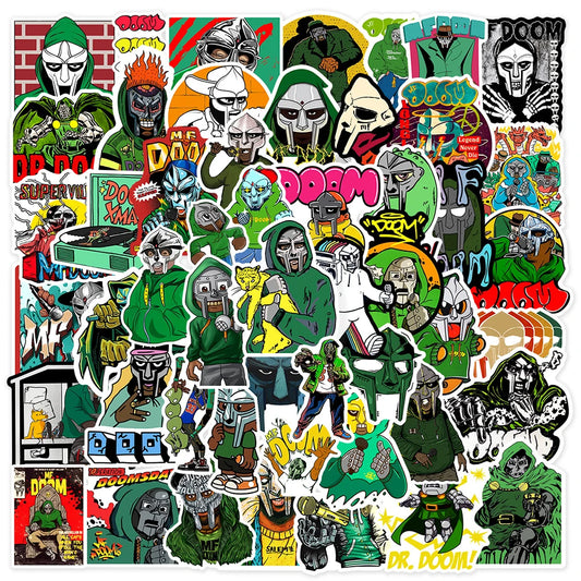Hip Hop Rapper Mf Doom Stickers