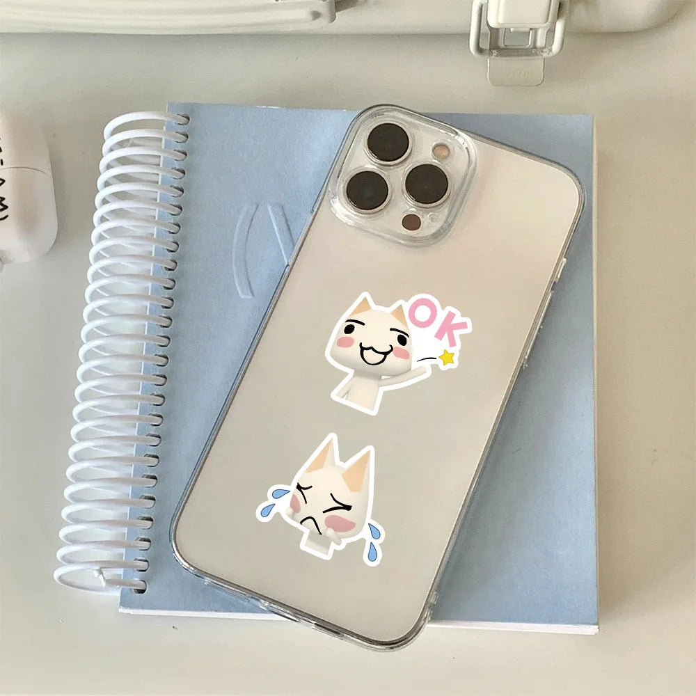 Cute Inoue Toro Stickers Cartoon Cat Meme Sticker