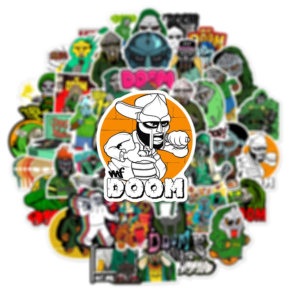 Hip Hop Rapper Mf Doom Stickers