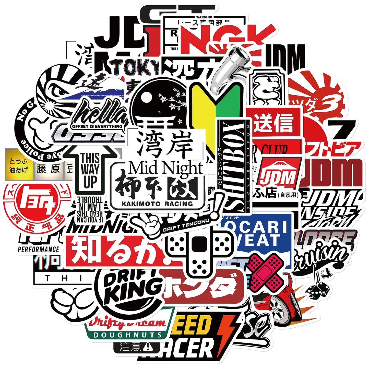 Japanese Street Harajuku Department Stickers