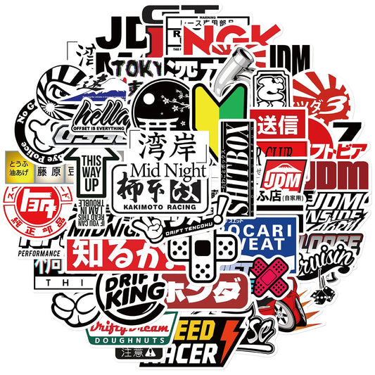 Japanese Street Harajuku Department Stickers